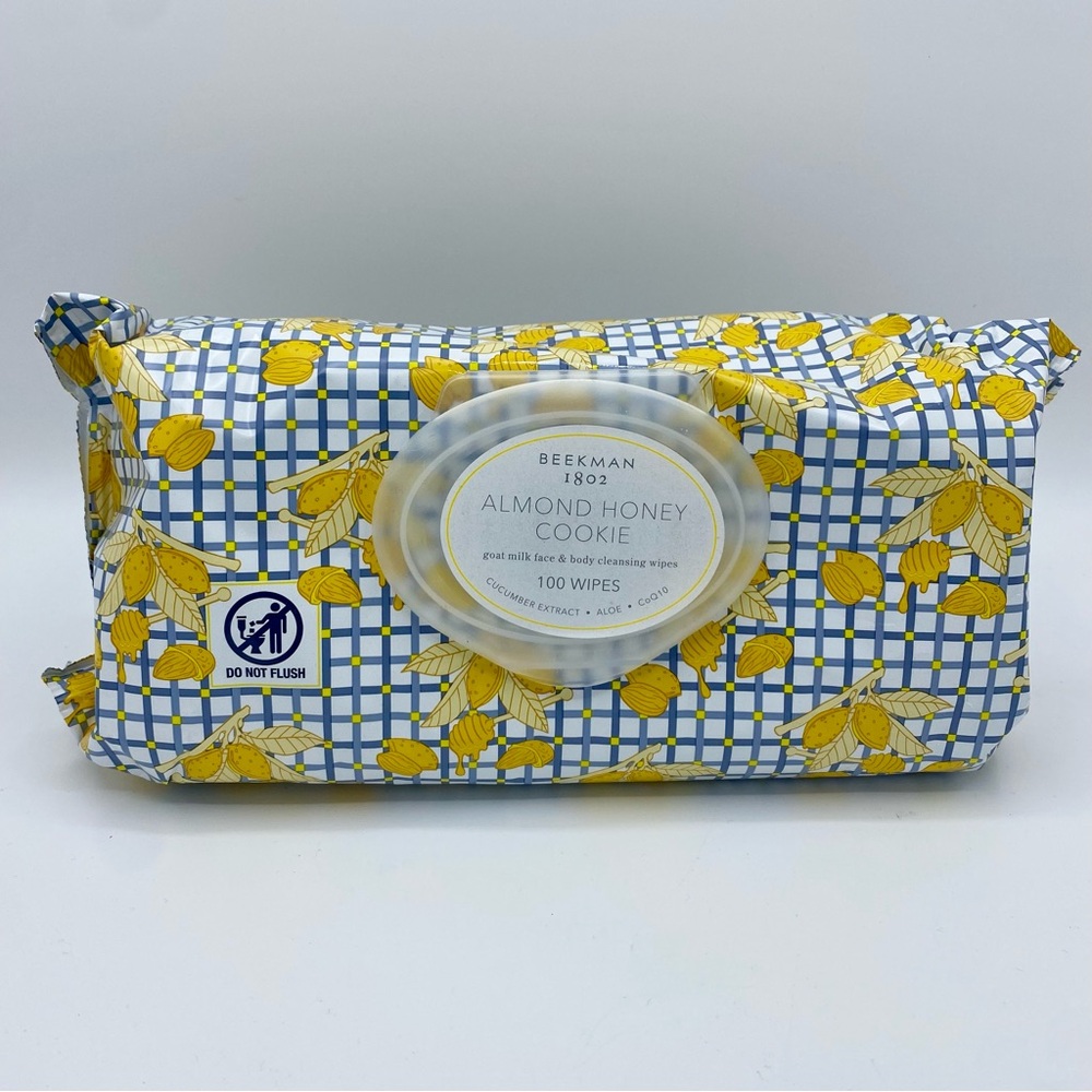 Beekman 1802 Supersize 100-Count Goat Milk Almond Honey Cookie Face Wipes